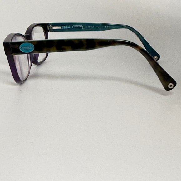 Coach‎ HC 6040 Brooklyn Eyeglasses Dark Tortoise Teal 50-16-135 Frames 22134 main image 5